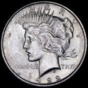 1 доллар 1922 (США) без букв