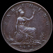 1 фартинг 1873 (Великобритания)