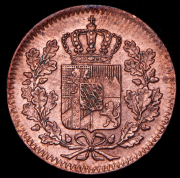 1 пфенниг 1847 (Бавария)