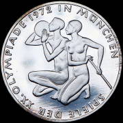 10 марок 1972 "XX летние Олимпийские Игры, Мюнхен 1972: Спортсмены" (Германия) J