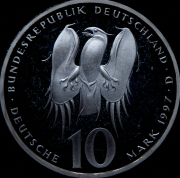 10 марок 1997 "500 лет со дня рождения Филиппа Меланхтона" (Германия)