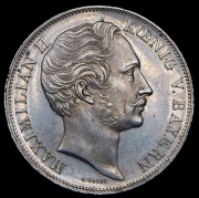 2 гульдена 1855 "Восстановление колонны Мадонны в Мюнхене" (Бавария)