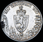 2 кроны 1914 "100-летие Конституции" (Норвегия)