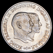 2 кроны 1953 "Кампания против туберкулёза в Гренландии" (Дания)