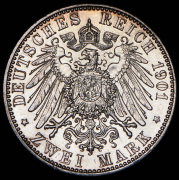 2 марки 1901 "200-летие королевства" (Пруссия)