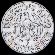 2 марки 1933 "450 лет со дня рождения Мартина Лютера" (Германия) F