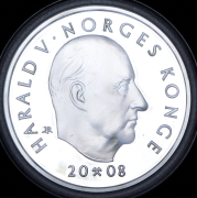 200 крон 2008 "200 лет со дня рождения Генрика Вергеланна" (Норвегия)