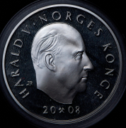 200 крон 2008 "200 лет со дня рождения Генрика Вергеланна" (Норвегия)
