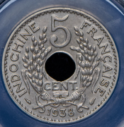 5 центов 1938 (Французский Индокитай) (в слабе)