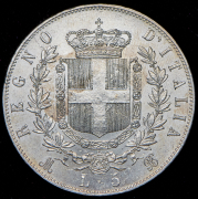 5 лир 1871 (Италия) M