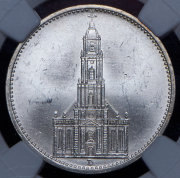 5 марок 1934 (Германия) (в слабе) D