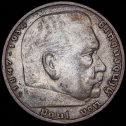 5 марок 1936 (Германия) J