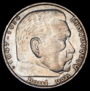 5 марок 1939 (Германия) D