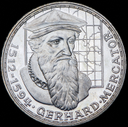 5 марок 1969 "375 лет со дня смерти Герхарда Меркатора" (Германия) F