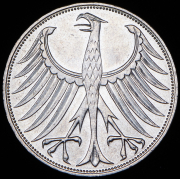5 марок 1974 (Германия) D