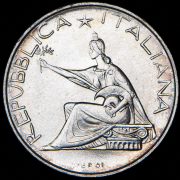 500 лир 1961 "100 лет со дня объединения Италии" (Италия) R