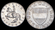 Набор из 2 сер. монет 5, 10 шиллингов 1966-1972 (Австрия)
