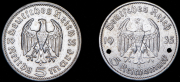 Набор из 2 сер. монет 5 марок 1935 (Германия)