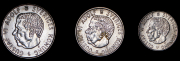Набор из 3 сер. монет 1954-1965 (Швеция)