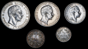 Набор из 5 сер. монет 1904-1916 (Германия)