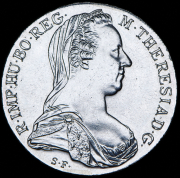 Талер 1780 "Мария Терезия". Рестрайк (Австрия)