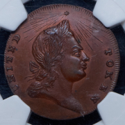 Токен 1/2 пенни 1796 (Великобритания) (в слабе)