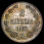 2 марки 1907 (Финляндия)