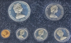 Набор из 6-ти монет "Брит. Вирджинские острова" 1973 в п/у