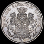 5 марок 1913 (Гамбург) J