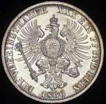 Талер 1866 "В память победы над Австрией" (Пруссия)