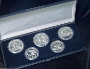 Набор из 5-ти сер. монет "Олимпиада-80" (Выше) ЛМД