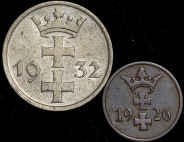 Набор из 2-х монет (Данциг)
