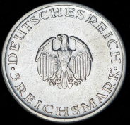 5 марок 1929 "200-летие Лессинга" (Германия)
