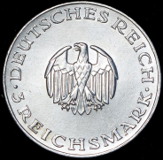 3 марки 1929 "200-летие Лессинга" (Германия)