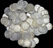 Набор из 93-х серебряных монет РСФСР-СССР