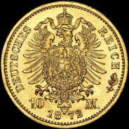 10 марок 1872 (Пруссия)