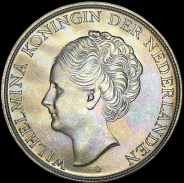 2 1/2 гульдена 1944 (Кюрасао)