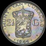 2 1/2 гульдена 1944 (Кюрасао)