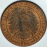 Пеза 1890 (Германская Ост-Африка) (в слабе)