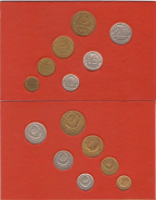 Годовой набор монет СССР 1940 года (в п/у)