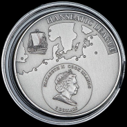 5 долларов 2009 "Ганзейский союз: Любек" (острова Кука)