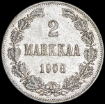 2 марки 1908 (Финляндия) L