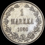 1 марка 1890 (Финляндия) L