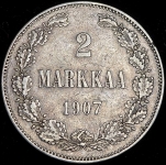 2 марки 1907 (Финляндия) L