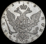 Рубль 1768 ММД-ЕI