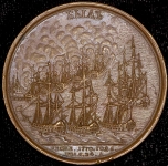 Медаль "Морская победа при Чесме" 1770 (Дьяков R1)