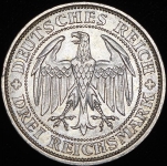 3 марки 1929 "1000-летие Мейсена" (Германия) Е