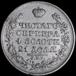 Рубль 1829 СПБ-НГ