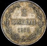 2 марки 1908 (Финляндия) L