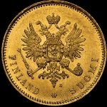 10 марок 1878 (Финляндия) S (Бит. R)